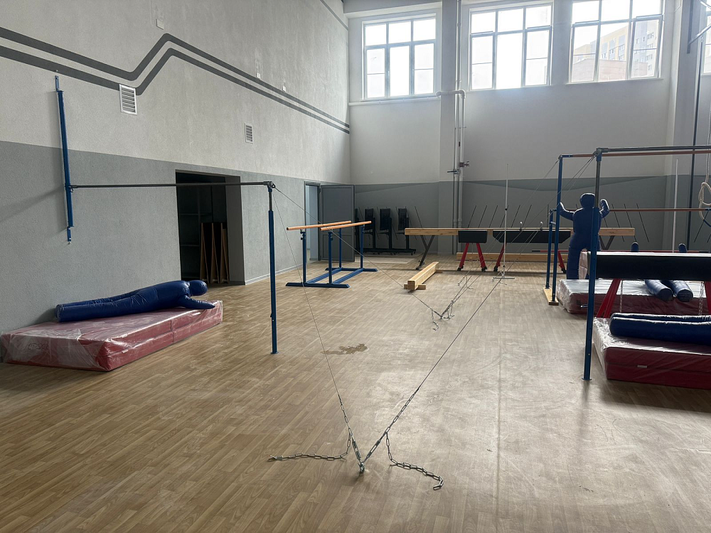 Многопрофильный лицей имени Циолковского, г. Липецк (зал гимнастики)